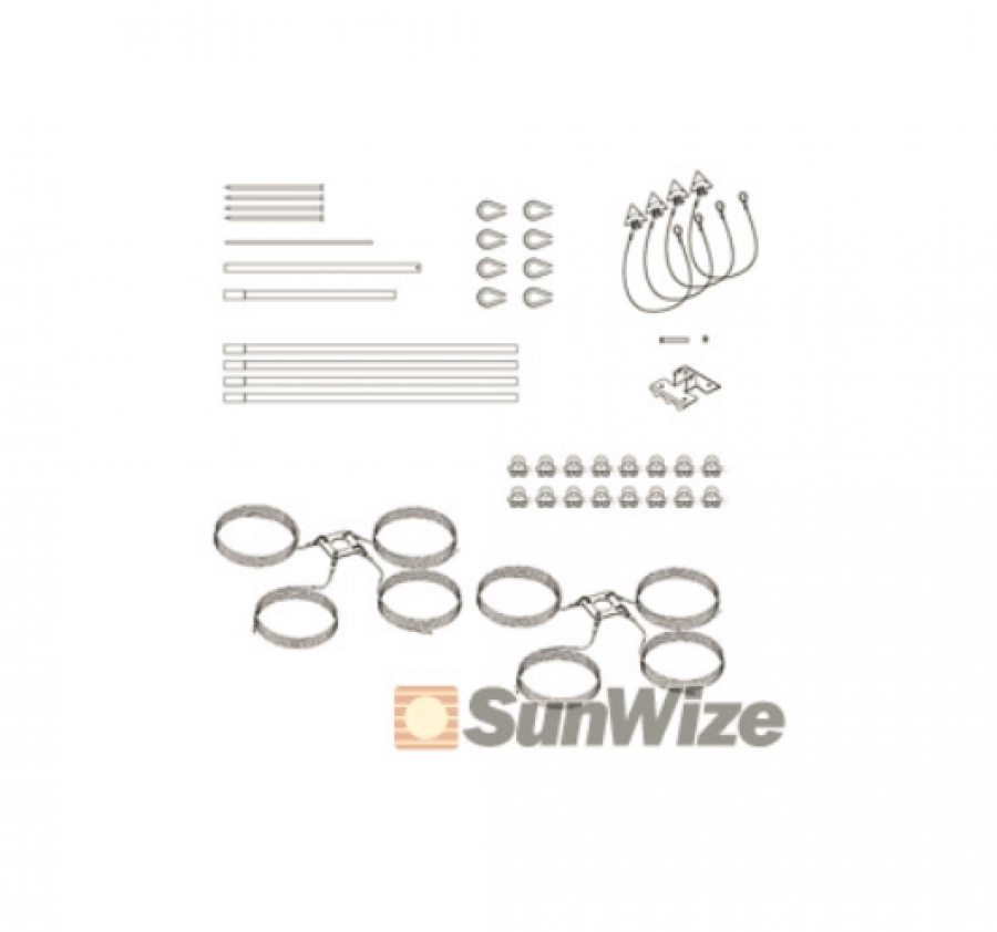 Wind Turbine ACC, Primus 27' Guyed Tower Kit