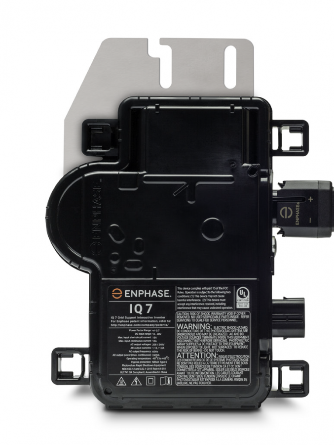 Enphase, IQ 7+ Micro Inverter, compatible with 60- and 72-cell PV, modules,
