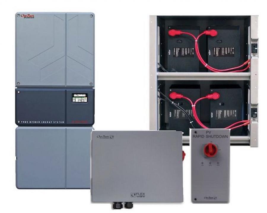 Outback, SystemEdge, Bundled SkyBox, 5.0kW SkyBox Inverter, 1 IBR-2-48-175-Li Battery Rack, 4 SimpliPhi 3.8 Batteries, 15kWh