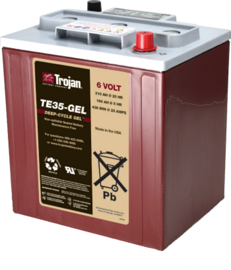 Trojan, Sealed GEL Battery,  6V, 210Ah