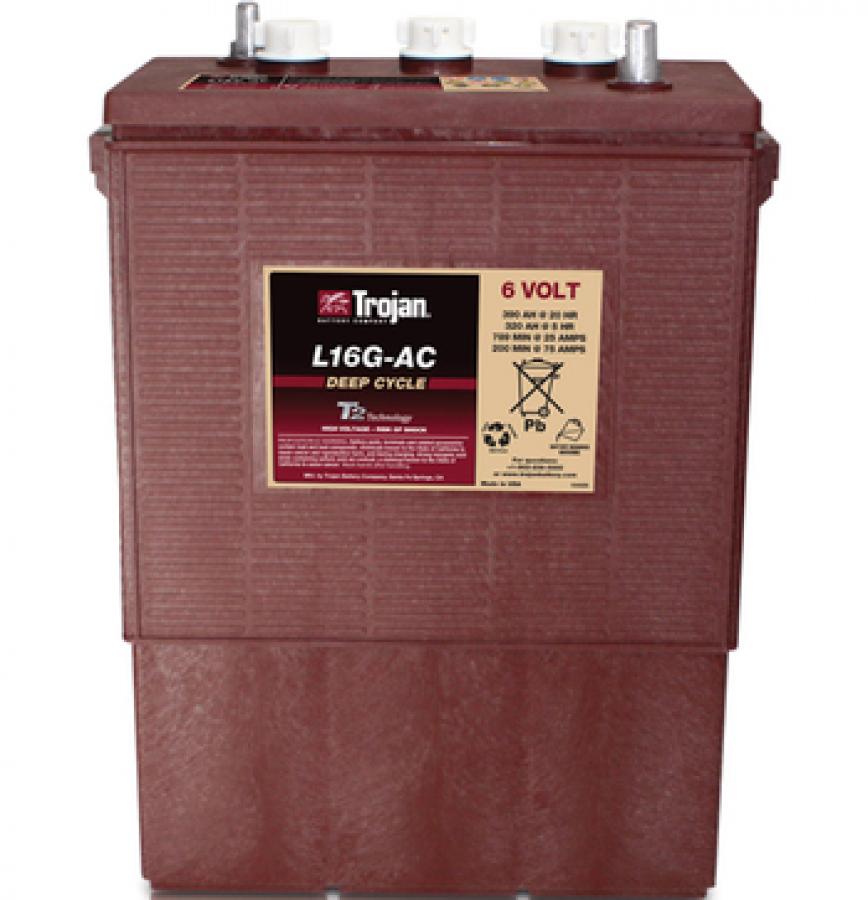 Trojan, Flooded Battery, 6V, 390Ah