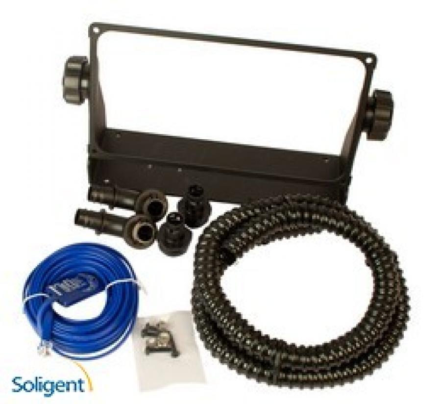 Midnite Solar, The KID accessory kit, 4ft flex conduit, BTS, Black, MNKID-ASSY-KIT-B