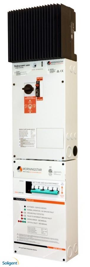Morningstar, TriStar MPPT  Charge Controller, 60A, 600V, 48VDC, GFPD-600V, TS-MPPT-60-600V-48-DB-TR-GFPD