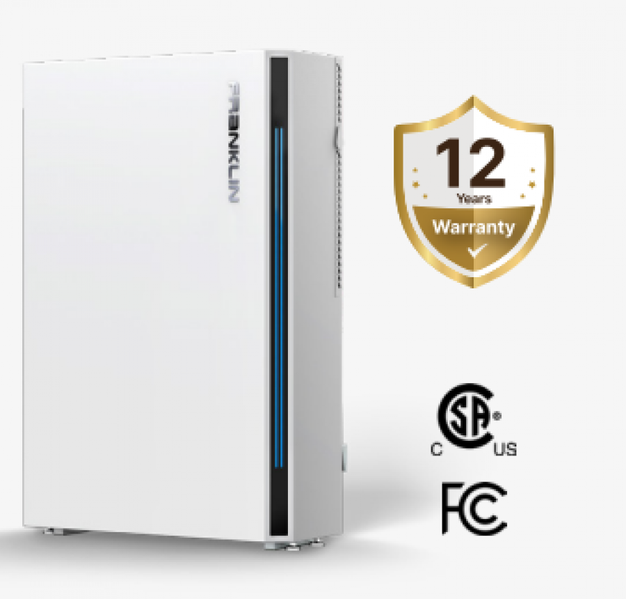 Franklin Energy  AC Coupled Batter - 13.6 kwh storage /5kw discharge