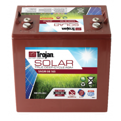 Trojan, SOLAR AGM Line, AGM Battery, 8V, 165Ah