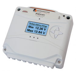 Morningstar, ProStar MPPT Charge Controller, 40A, 12/24V, 30A Load Controller, 120V max input, With Meter PS-MPPT40-M